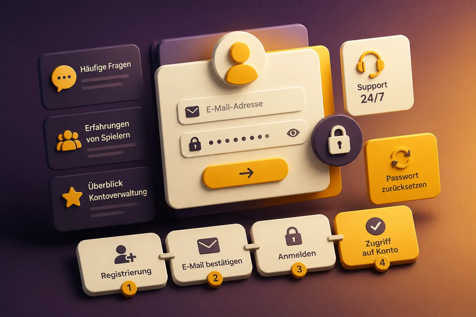 Bizzo Casino Login visual guide for Bizzo Casino